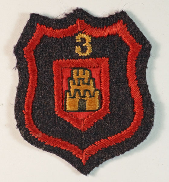 3rd Castle Battalion, Cornwall Home Guard Ww2 Formation Sign Badge 